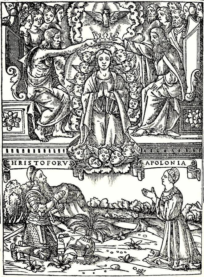 Aufgeschlagenes Brevier aus dem Jahr 1518, gedruckt für die Familie Frankopan